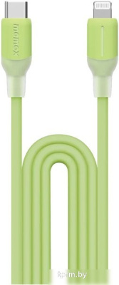 Кабель Momax DL53G 1-Link Flow LC USB Type-C - Lightning (1.2 м, зеленый) 