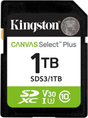 Карта памяти Kingston Canvas Select Plus SDXC 1TB SDS3/1TB