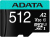 Карта памяти A-Data Premier Pro AUSDX512GUI3V30SA2-RA1 microSDXC 512GB (с адаптером) Карта памяти A-Data Premier Pro AUSDX512GUI3V30SA2-RA1 microSDXC 512GB (с адаптером)