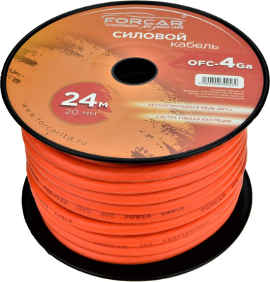 Кабель Forcar OFC-4Ga (24 м) 