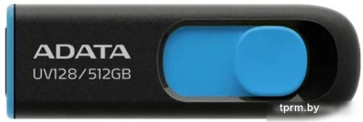 USB Flash ADATA DashDrive UV128 512GB (черный/синий) 