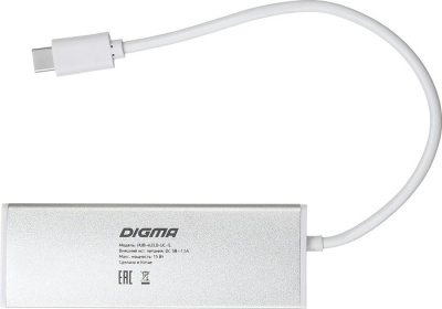 USB-хаб Digma HUB-4U3.0-UC 