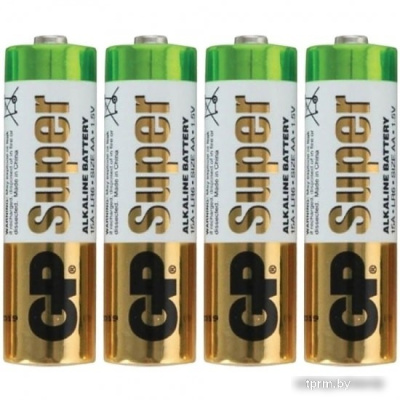 Батарейки GP Super Alkaline AA 4 шт. [GP15ARS-2SB4] 