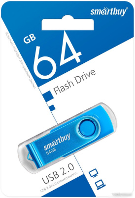 SmartBuy Twist 64GB (синий) 