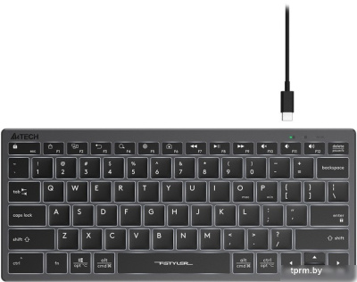 Клавиатура A4Tech Fstyler FX61 (серый/черный) 
