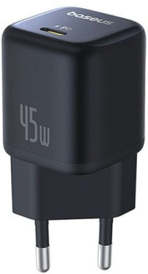 Сетевое зарядное Baseus PicoGo Fast Charger 1C 45W P10176800123-00 (черный)