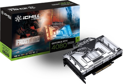 Видеокарта Inno3D GeForce RTX 4080 Super 16GB iChill Frostbite C408S-166XX-1870FB 