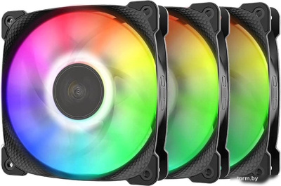 Набор вентиляторов Geometric Future Squama 2501 ARGB Triple Pack (черный) 