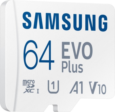 Samsung EVO Plus 2024 microSDXC 64GB (с адаптером) 