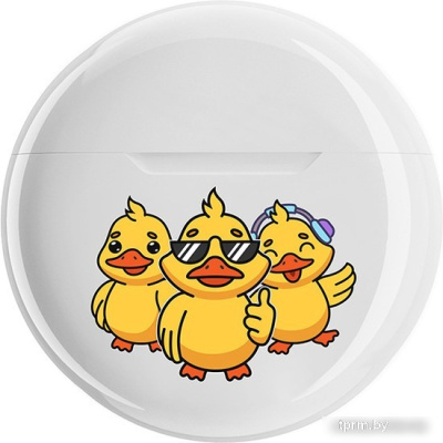 Наушники QUMO Vibe Ducks (белый) 