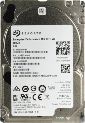 Жесткий диск Seagate Enterprise Performance 10K v.8 300GB [ST300MM0048] 