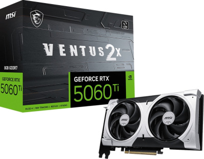 Видеокарта MSI GeForce RTX 5060 Ti 8G Ventus 2X Plus 