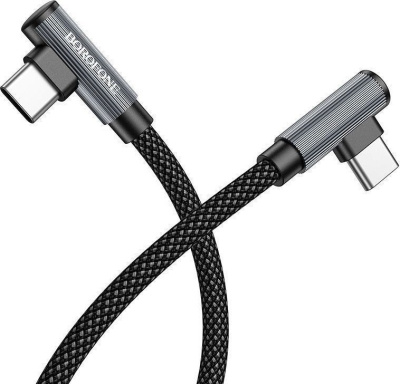 Кабель Borofone BU50 USB Type-C - USB Type-C (1 м, черный) 