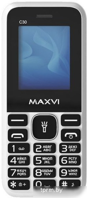 Кнопочный телефон Maxvi C30 (белый) 