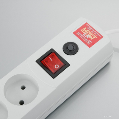 Сетевой фильтр Most R 6-2-Б (белый) 