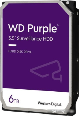 Жесткий диск WD Purple 6TB WD63PURU  Жесткий диск WD Purple 6TB WD63PURU