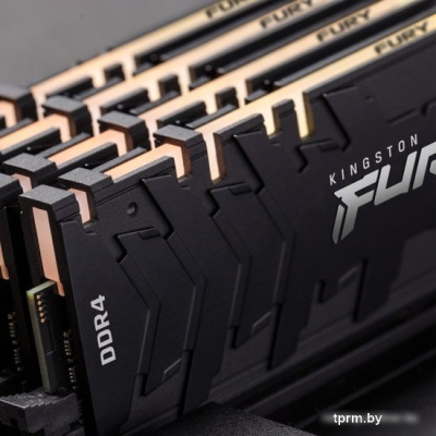 Оперативная память Kingston FURY Renegade RGB 4x8GB DDR4 PC4-25600 KF432C16RBAK4/32 