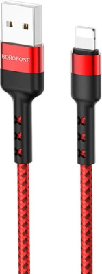 Кабель Borofone BX34 Ligthtning 1 м (красный)