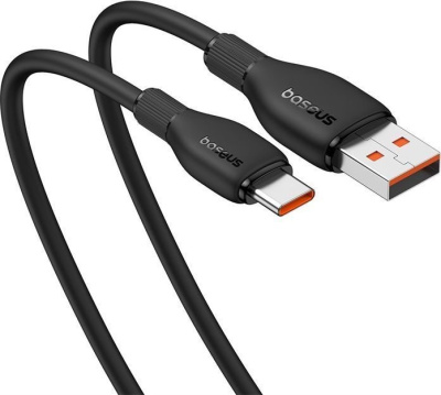 Кабель Baseus Pudding Series USB Type-A - USB Type-C (1.2 м, черный) 