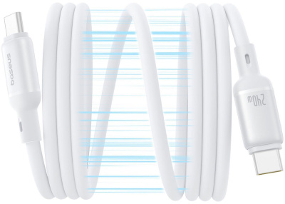 Кабель Baseus PicoGo USB Type-C - USB Type-C (1 м, белый) 