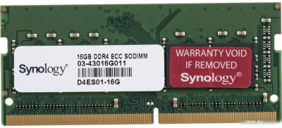 Оперативная память Synology 16ГБ DDR4 SODIMM D4ES01-16G 
