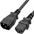 Кабель 5bites PC110-50A IEC320-C13 - IEC320-C14 (5 м, черный) 