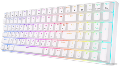 Клавиатура Royal Kludge RK100 RGB (белый, RK Brown) 