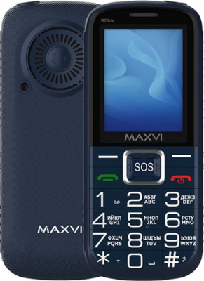 Мобильный телефон Maxvi B21ds (синий)