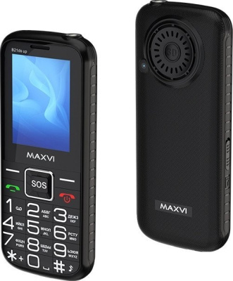Телефон Maxvi B21ds Up (черный) 