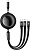 Кабель Baseus Bright Mirror One-For-Three Retractable Data Cable USB-C - M+L+C 100W CAMJ010201 