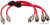 Кабель Aura RCA - RCA RCA-BY1 SE (0.2 м, красный) Кабель Aura RCA - RCA RCA-BY1 SE (0.2 м, красный)