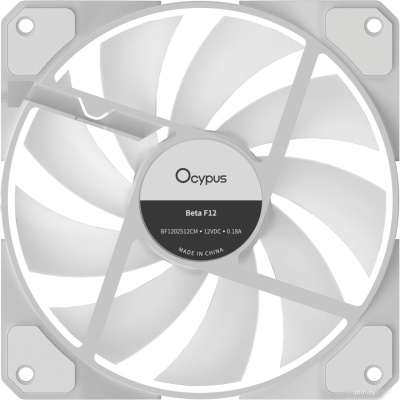 Вентилятор для корпуса Ocypus Beta F12 WH ARGB Reverse Blade Beta-F12-WH1AM01X-GL 
