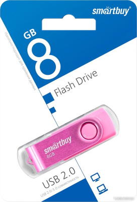 USB Flash SmartBuy Twist 8GB (розовый) 