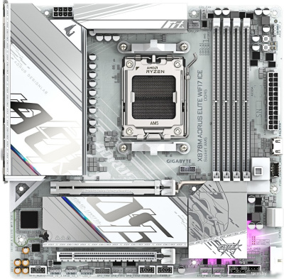Gigabyte X870M Aorus Elite WiFi7 Ice 