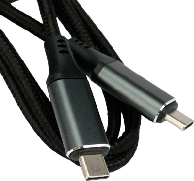 Кабель Cablexpert USB Type-C - USB Type-C CC-USB4-CMCM-BR-1M (1 м, черный) 