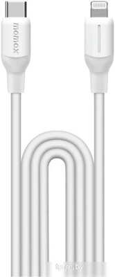 Кабель Momax DL53W1-Link Flow LC USB Type-C - Lightning (1.2 м, белый) 