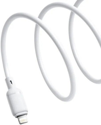 Baseus Silky Series Fast Charging Cable USB Type-A - Lightning (1 м, белый) 