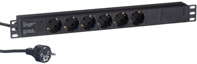 Блок розеток ExeGate ServerPro PDU-19H603 Al-6S-EU2.5CU 