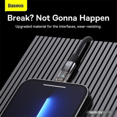 Кабель Baseus Explorer USB Type-A - Lightning (2 м, черный) 