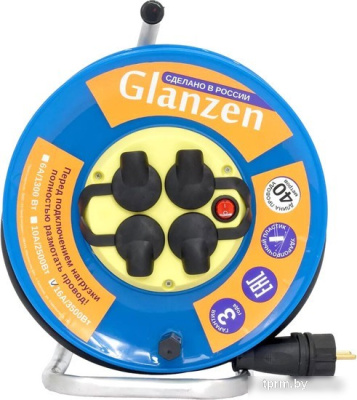 Удлинитель на катушке Glanzen EB-40-011 