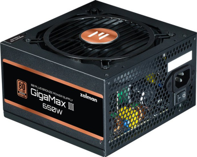 Блок питания Zalman GigaMax III 650W ZM650-GV3  Блок питания Zalman GigaMax III 650W ZM650-GV3