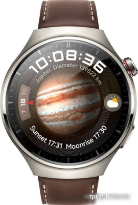 Умные часы Huawei Watch 4 Pro (с кожаным ремешком) 