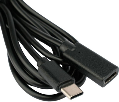 Кабель Cablexpert CCP-USB2-CMCF-2M USB Type-C - USB Type-C (2 м, черный) 