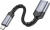 Адаптер Hoco UA24 USB Type-C - USB Type-A (0.16 м, черный) 