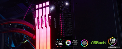 Оперативная память Kingston FURY Beast RGB 8ГБ DDR5 6000 МГц KF560C30BBEA-8 