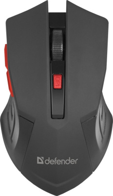 Мышь Defender Accura MM-275 (черный/красный) 