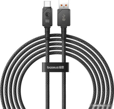 Кабель Baseus Unbreakable Series Fast Charging Data Cable 100W USB Type-A - USB Type-C (2 м, черный) 
