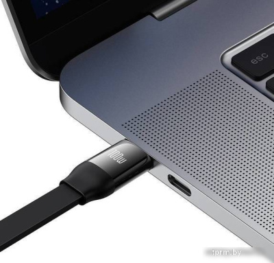 Кабель Baseus Bright Mirror One-For-Three Retractable Data Cable USB-C - M+L+C 100W CAMJ010201 