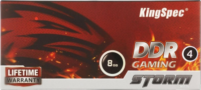 Оперативная память KingSpec Storm 8ГБ DDR4 2666 МГц KS2666D4M12008G 