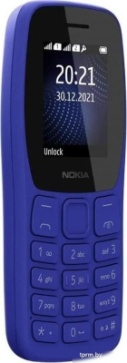 Телефон Nokia 105 (2022) Dual SIM TA-1416 (синий, без З/У) 